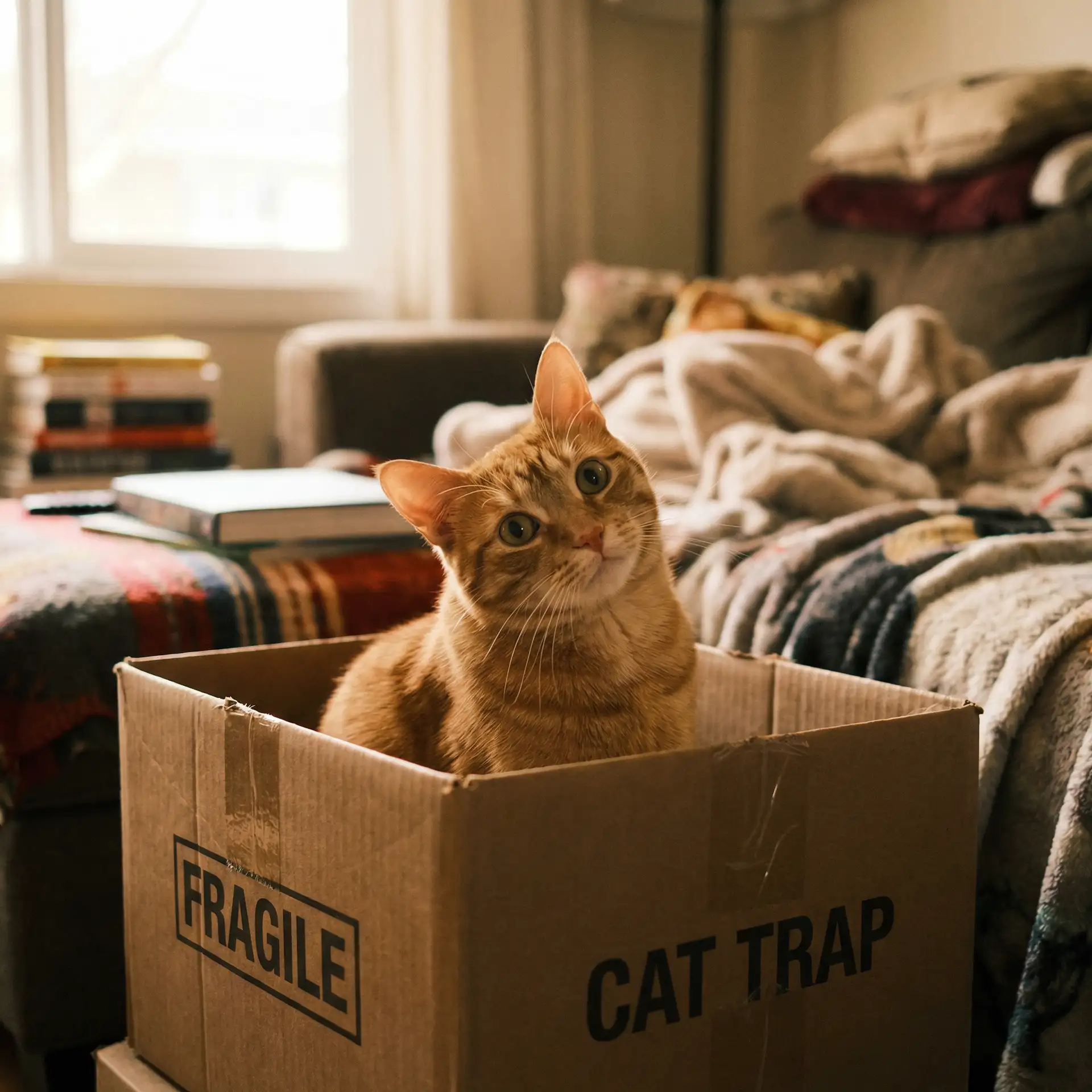 橘猫躲在纸箱里 - 龙族动漫在线观看免费